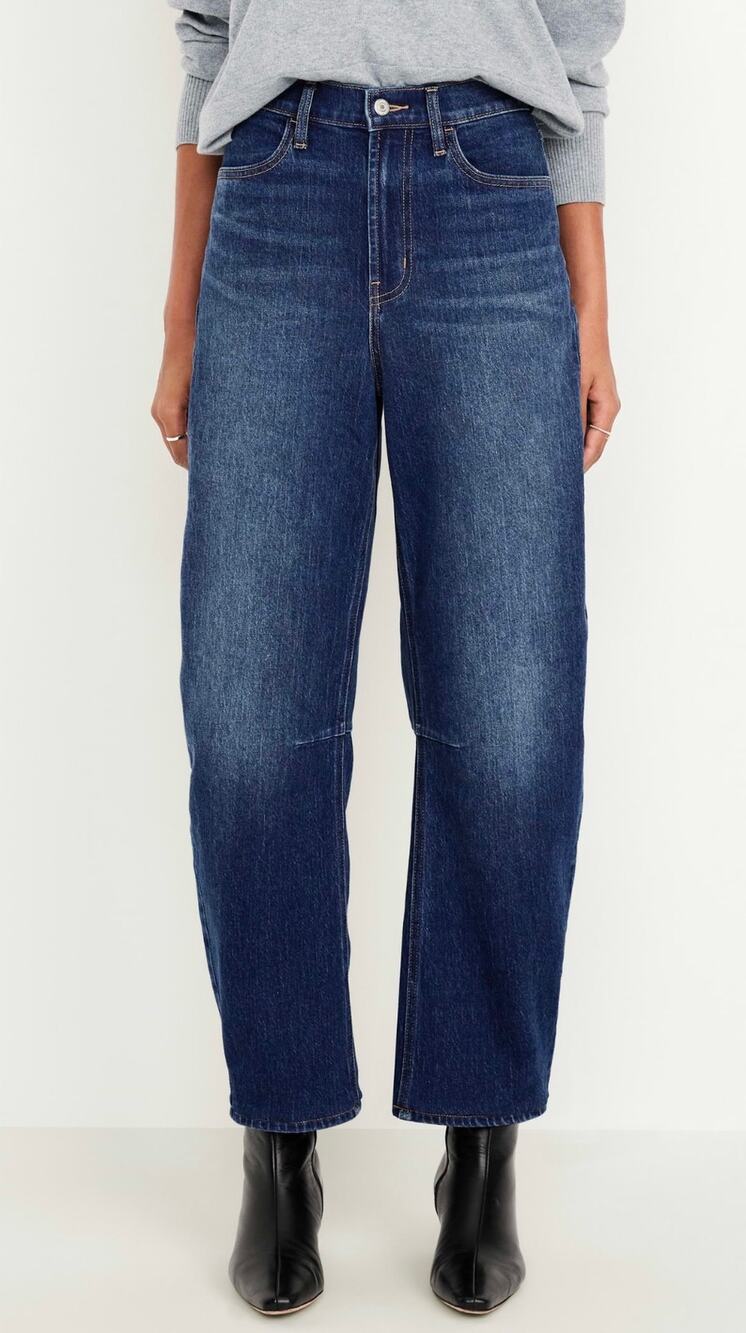 Old Navy High-Rise Wow Barrel Jean Tall